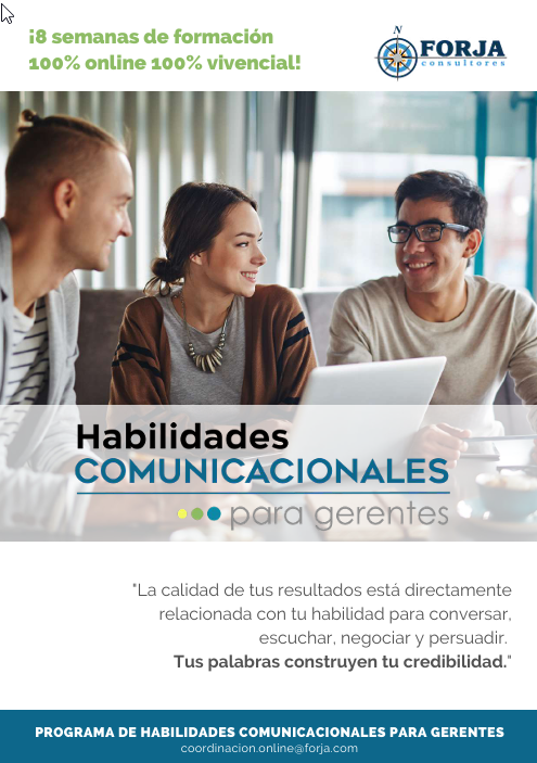 Folleto de Habilidades Comunicacionales de Forja Consultores