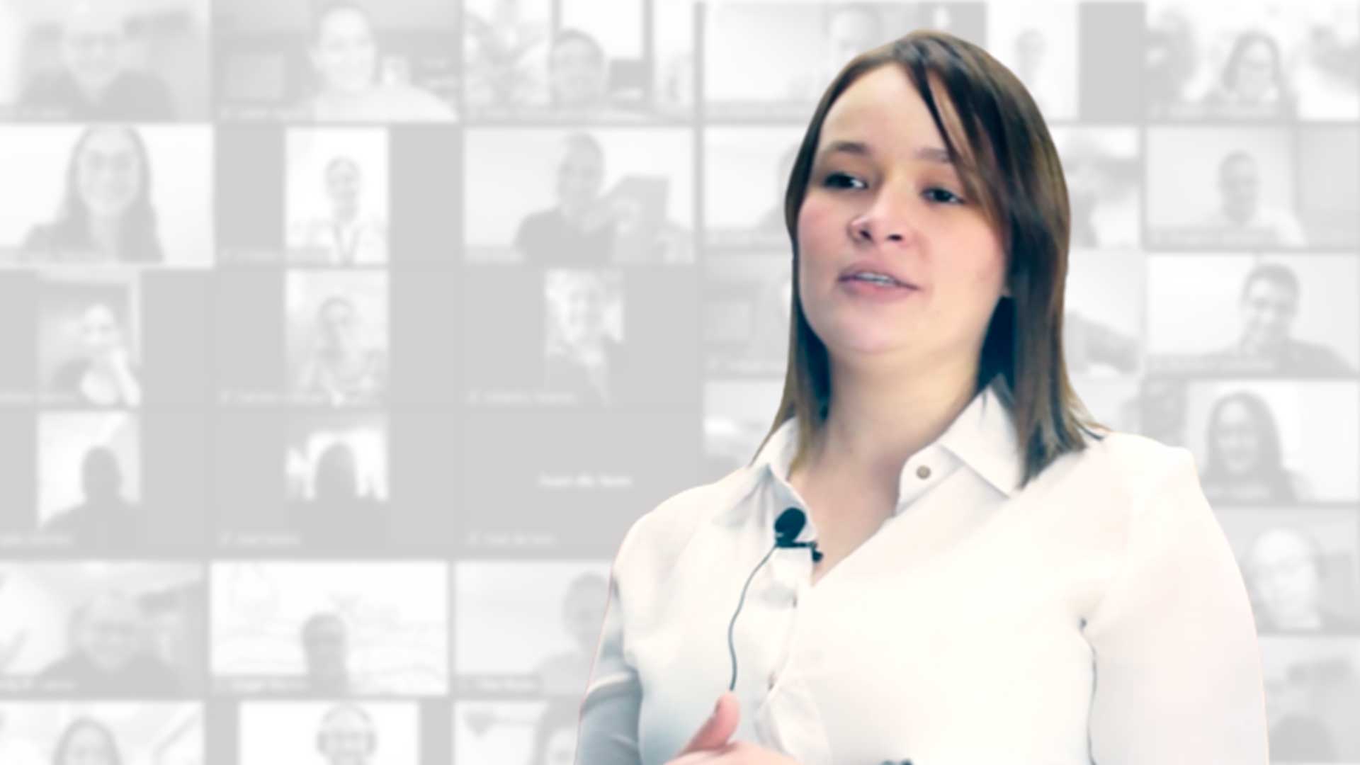 Foto de Andrea Munoz, Directora de Desarrollo Organizacional en Laboratorios Leti